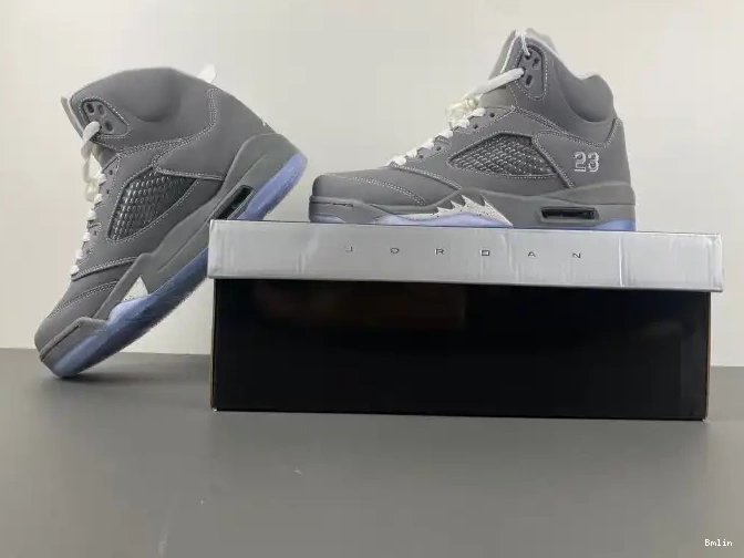 Bmlin shoes Wolf Jordan 136027-005 Retro Grey 5 Air 0522